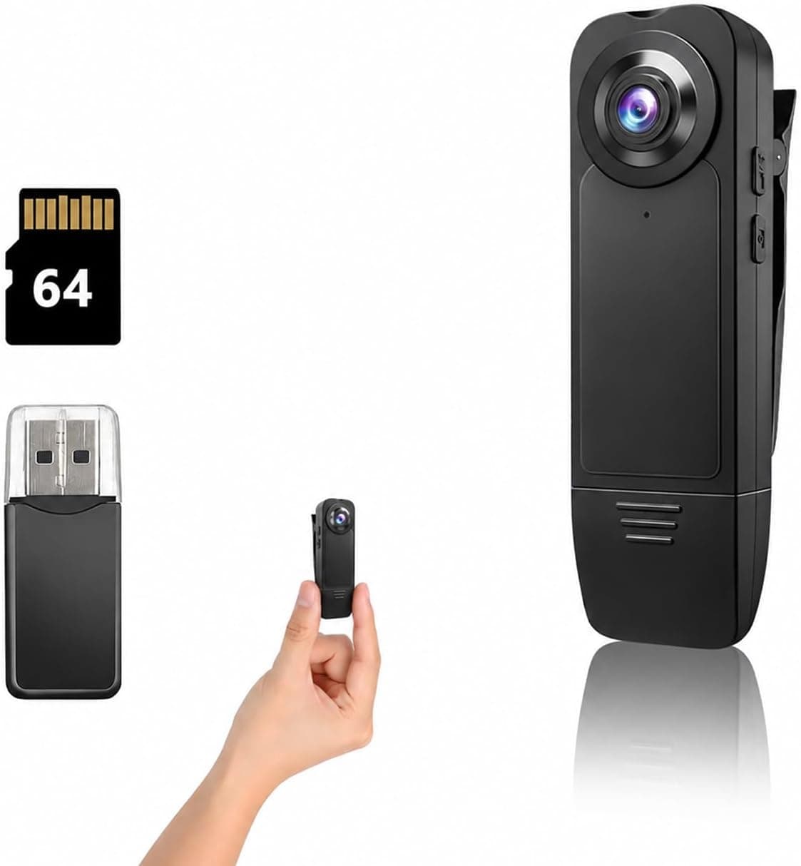 Mini Body Camera with Audio and Video Recording