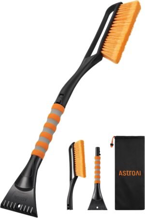 AstroAI 27" Snow Brush and Ice Scrapers
