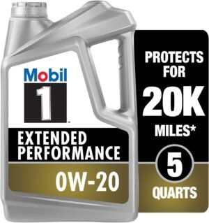 Mobil 1 Extended Performance Full Synthetic Motor Oil 0W-20