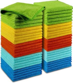 AIDEA Microfiber Cleaning Cloth, 50PK